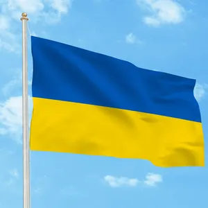 Bendera Negara Presiden Ukraina 2x3 bordir