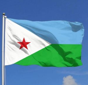 High Quality Cheap 100%Polyester 3x5ft Custom Horn of Africa <b>Flags</b> Djiboutians Djibouti Country <b>Flag</b> - Product Image 4