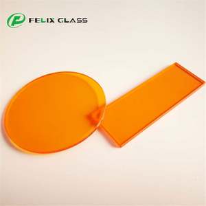 ฟิลเตอร์สีส้มแบบดูดซับแสงเลือกได้ FELIX CB1 CB2  กระจกออปติคอล  ความหนา 2 มม.  ความสามารถในการส่งผ่านแสง 90% - Product Image 4