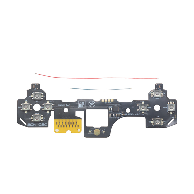 Controller Customization Replacement LED RGB FPC Kit for PS5 Joystick BDM 030 with Mouse Click Button Sets