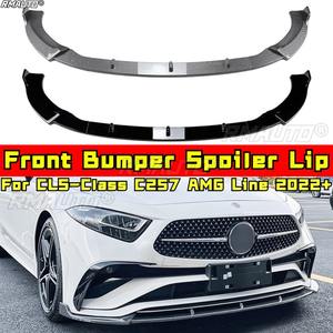 Kit carrosserie pour Mercedes Benz CLS-Class C257 AMG Line 2022+ : Spoiler avant, diffuseur, protection, lèvre de pare-chocs, accessoires auto - Product Image 1