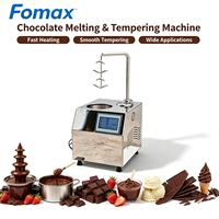 Distributeur de chocolat chaud portable 5,5 L Fontaine à chocolat Machine à chocolat à tempérage automatique
