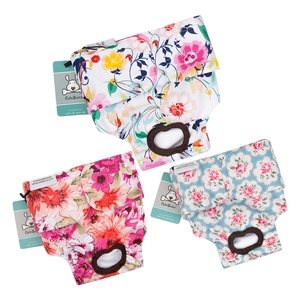 CuteBone Dog Couches Femme Lavable Petit Moyen Grand Réutilisable Doggie Couches Chiot Période Pantalon pour Doggy Heat Cycle Peeing - Product Image 2
