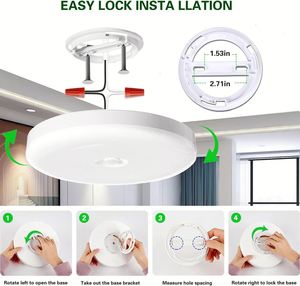 24W Smart Tuya LED <b>Ceiling</b> <b>Light</b> Aluminum Base Modern Flush Mount Design <b>Remote</b> <b>Control</b> WiFi Alexa Home Integration Home Office - Product Image 6