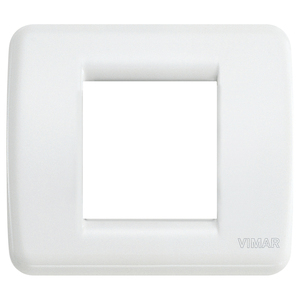 Vimar Rondo <b>Plate</b> 1-2M White 8.5x9.1cm Wall <b>Switch</b> Cover - Product Image 1