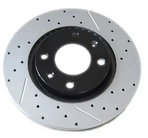 Nuevo juego de Rotores de freno de disco trasero delantero para Toyota Corolla Rotor disco de freno coche taladro de cerámica almohadilla de freno Rotor de disco