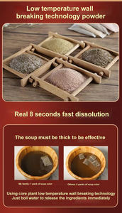 Saco de Banho para Spa de Pés com Ervas Chinesas, Pó Calmante de Gengibre e Artemísia para Alívio do Estresse e Cuidados com a Pele - Product Image 5