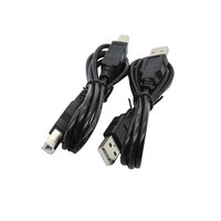 Kabel Printer USB B Jantan PVC Hitam Pabrik Cina