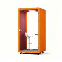 Cabine téléphonique insonorisée pour bureau, cabine insonorisée, cabine téléphonique insonorisante pour bureaux, version mobile