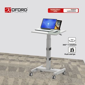 Có thể gập lại của nhãn hiệu Lift máy tính xách tay bàn đồ nội thất văn phòng cho các trường học & Bệnh Viện cho máy in máy tính xách tay điện thoại di động giỏ hàng bằng gỗ & vật liệu kim loại - Product Image 4