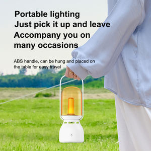 USB Rechargeable Retro design Desk oil <strong>candle</strong> Lamp Kerosene <strong>Lantern</strong> Decorative Table Lamp LED Camping <strong>Lantern</strong> with speaker - Product Image 6