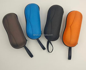 קופסת משקפי שמש ארגונית עם רוכסן רב צבעוני, פשתן, עם לוגו בהתאמה אישית, אמינה וזולה. - Product Image 4