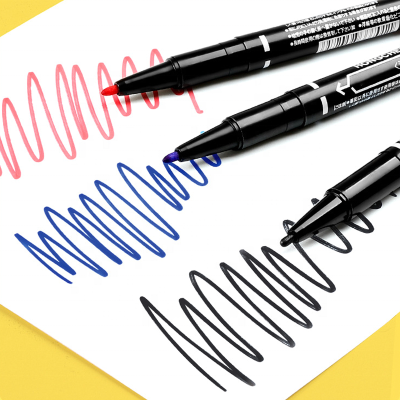 Dry Fast Oil-Based Waterproof Permanent Marker Pens