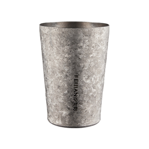 Feijian 400ml titane <span class=keywords><strong>japonais</strong></span> isolé bière tasse oxydé cristal Surface café Cola thé jus tasse Double paroi vide tasse - Product Image 1