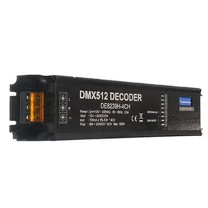 Nuevos productos, 4 canales de salida RGBW 100W DMX 512 Controlador LED 230V