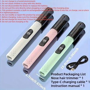 Tondeuse électrique portable pour <span class=keywords><strong>poils</strong></span> du nez, pour hommes et femmes, sans douleur, rechargeable par USB, usage domestique, pour la coupe des <span class=keywords><strong>poils</strong></span> des sourcils et des <span class=keywords><strong>oreilles</strong></span> - Product Image 3