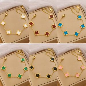 Pulsera Original de Trébol de Cuatro Hojas, Se Puede Solicitar el Catálogo de <span class=keywords><strong>Van</strong></span> <span class=keywords><strong>Cleef</strong></span> al Vendedor - Product Image 2