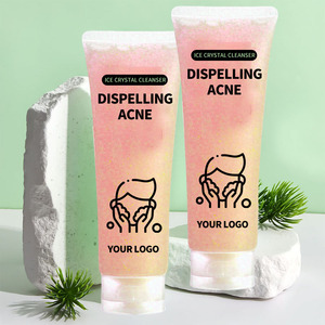 Acido salicilico 8D aminoacidi detergente per Scrub viso Anti-Acne tè verde per il viso lavare in profondità Gel esfoliante pulito - Product Image 4