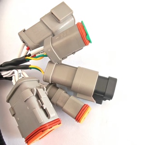 İnşaat Makineleri Ekskavatör Vinç Otomobil Motosiklet Bilgisayar PBT IP66 Dereceli Kalaylı Bakır Özel Kablo Demeti - Product Image 2