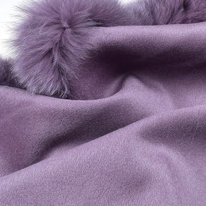 Kadınlar lüks kaşmir pelerinler gerçek tilki kürk yaka kış ponchos lady ücretsiz boyutu ile şal hood - Product Image 6