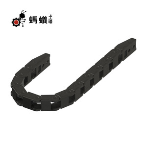 โซ่ป้องกันสายเคเบิลแบบสะพาน LHPNN วัสดุไนลอน ขนาดรู 100 มม. ขายตรงจากโรงงาน - Product Image 3