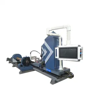 Cnc plasma Metal Pipe cutting machine with rotary axis