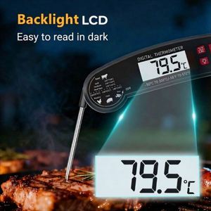 Termómetro Digital Instantáneo para Asar a la Parrilla con Pantalla LCD para Cocinar Alimentos y Carne - Product Image 3