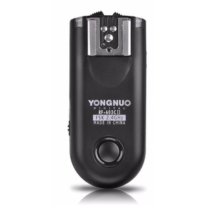 <span class=keywords><strong>Déclencheur</strong></span> de <span class=keywords><strong>flash</strong></span> sans fil portable RF-603C II C1 à piles pour appareils photo reflex numériques 1100D 1000D 700D 650D 600D 550D - Product Image 1