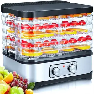 New Table Top Food, Secador para Mango Peixe Alho Máquina De Secagem Multi Bandeja Fruit Vegetal Food Dehydrator com termostato/