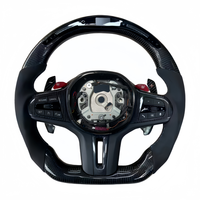 Volant sport personnalisé avec LED Alcantara carbone pour BMW G11 G12 G21 G20 G31 G30 G87 G80 G90 G01 G05 G06 X3 X4 M6 M5