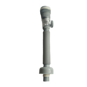Tubo de desagüe abatible de 1.5 pulgadas con conexión por compresión, fácil instalación para lavabo o fregadero. - Product Image 1