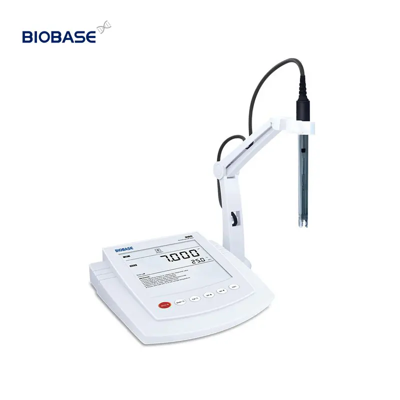 Medidor de calidad del agua multiparamétrico de sobremesa Biobase pH/ORP/concentración de iones/conductividad/TDS/salinidad/resistividad y medidor de DO