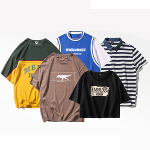 Camiseta de Punto con Logotipo Personalizado de Alta Calidad, Fabricante de Ropa, Servicio OEM para Pequeños Lotes, para Hombre y <span class=keywords><strong>Mujer</strong></span> - Product Image 1