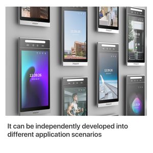 Système d'interphone vidéo de contrôle d'accès biométrique, interphone IP intelligent, vision nocturne, écran tactile, étanche IP66, maison, appartement - Product Image 4