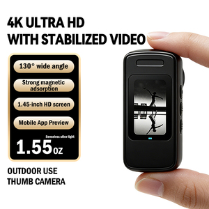 Caméra corporelle miniature FHD 4K POV, caméra d'action portable, caméra mains libres de la taille d'un pouce, caméra portable de qualité supérieure - Product Image 2