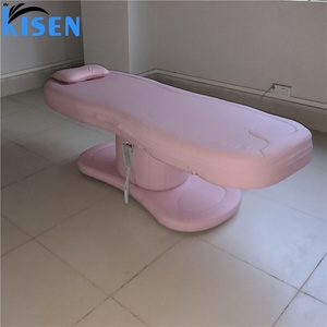 KISEN Custom Luxury Professional Cosmetic Beauty Facial Lash Treatment Salon Chair 3 Motor <b>Electric</b> Massage <b>Table</b> Beauty Bed - Product Image 6