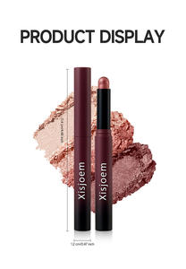 Bâton de <span class=keywords><strong>fard</strong></span> <span class=keywords><strong>à</strong></span> paupières imperméable non taché <span class=keywords><strong>à</strong></span> haute brillance crayon de maquillage éclaircissant nacré avec finition chatoyante pour la beauté - Product Image 6