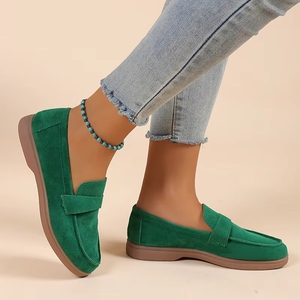 <span class=keywords><strong>Mocassini</strong></span> da <span class=keywords><strong>Donna</strong></span> Neri in Finta Pelle Scamosciata, Scarpe Casual Senza Tallone e Senza Cinturino - Product Image 2