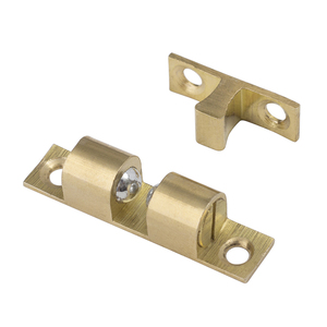 Chốt Cửa Tủ Cho Tủ Quần Áo, Cửa Tủ Đồ Nội Thất Nhà Bếp, Chặn, Gần Hơn, Đóng Cửa Lò Xo Chốt Đôi Bằng Đồng Nguyên Khối - Product Image 1