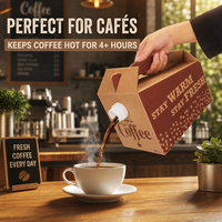 Café froid en sachet en boîte, pochette de café liquide, emballage de café avec distributeur pour café, boutique de café, restauration