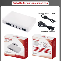 NIUNIU Mini UPS USB 5V/9V/12V/24V Baterai Lithium Catu Daya Online untuk Router WiFi Modem Kamera CCTV
