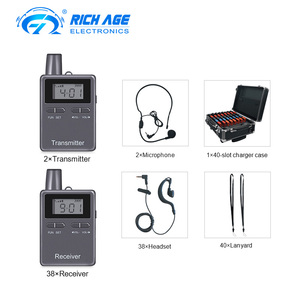Sistema Audio Portatile con Traduzione Wireless, Sistema Radio per Guide e Interpretazione Simultanea per Grandi Eventi - Product Image 6