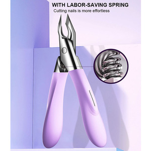 Tronchesino Multiuso Inclinato per Unghie Spesse in Acciaio Inossidabile, Forbici per Pedicure e Manicure, Pinze per Pelle Morta, Tronchesino per Cuticole e Unghie dei Piedi - Product Image 4