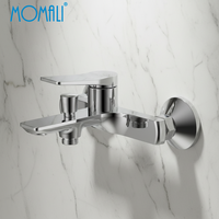Robinet de douche mural en laiton de luxe au design unique Momali, robinet de salle de bain, mélangeur de bain, robinets de douche en laiton