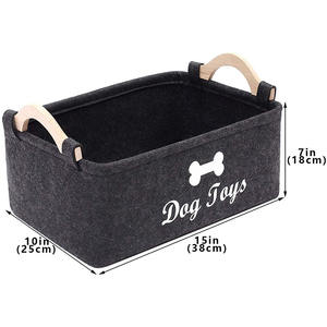 Ensemble de paniers à fleurs et plantes ronds empilables écologiques bon marché faits à la main rangement de vêtements en <span class=keywords><strong>feutre</strong></span> tissé pour la décoration de la maison - Product Image 1