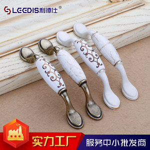 European Style Marble Cabinet Handle 6036 Zinc Alloy Durable Furniture Hardware Drawer Pull - Product Image 4