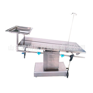 Table d'opération électrique en acier inoxydable, hauteur réglable, pour chirurgie vétérinaire et soins dentaires, stérilisation des chats et des chiens - Product Image 1