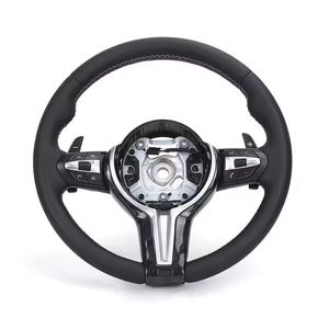 Volante de Cuero Personalizado para Automóvil <span class=keywords><strong>BMW</strong></span>, Todas las Series F10 F15 E90 M3 M5 Serie 3 Serie 5 X7 - Product Image 1