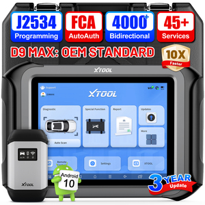 เครื่องโปรแกรมกุญแจอเนกประสงค์ XTOO D9MAX OBD2 โค้ด 12V เครื่องมือทดสอบอัตโนมัติสำหรับ Sany J2534 - Product Image 2