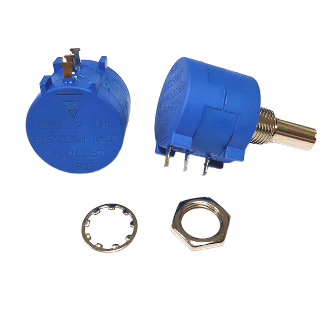 High Quality 10K Ohm Precision Multiturn Potentiometer 3590S 10 Ring Adjustable Resistor Featuring High Power